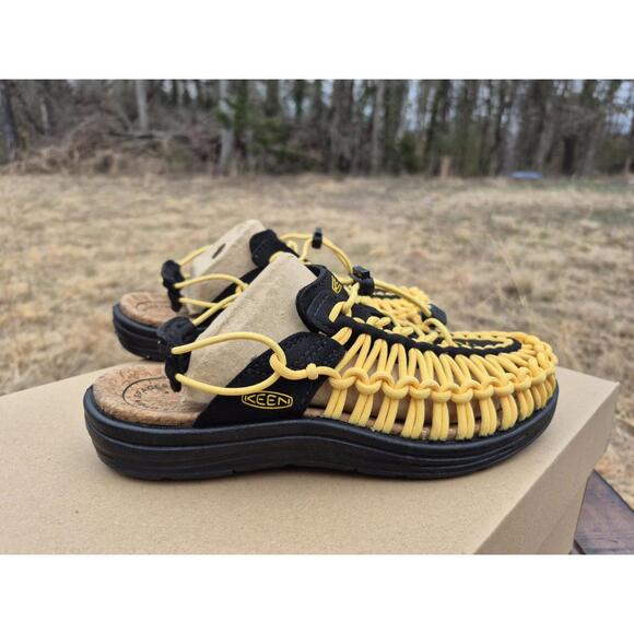 Keen  Uneek II Open Toe Taupe Sport Water Hiking Summer Sandals Womens 7 Men 5.5 - Picture 5 of 5